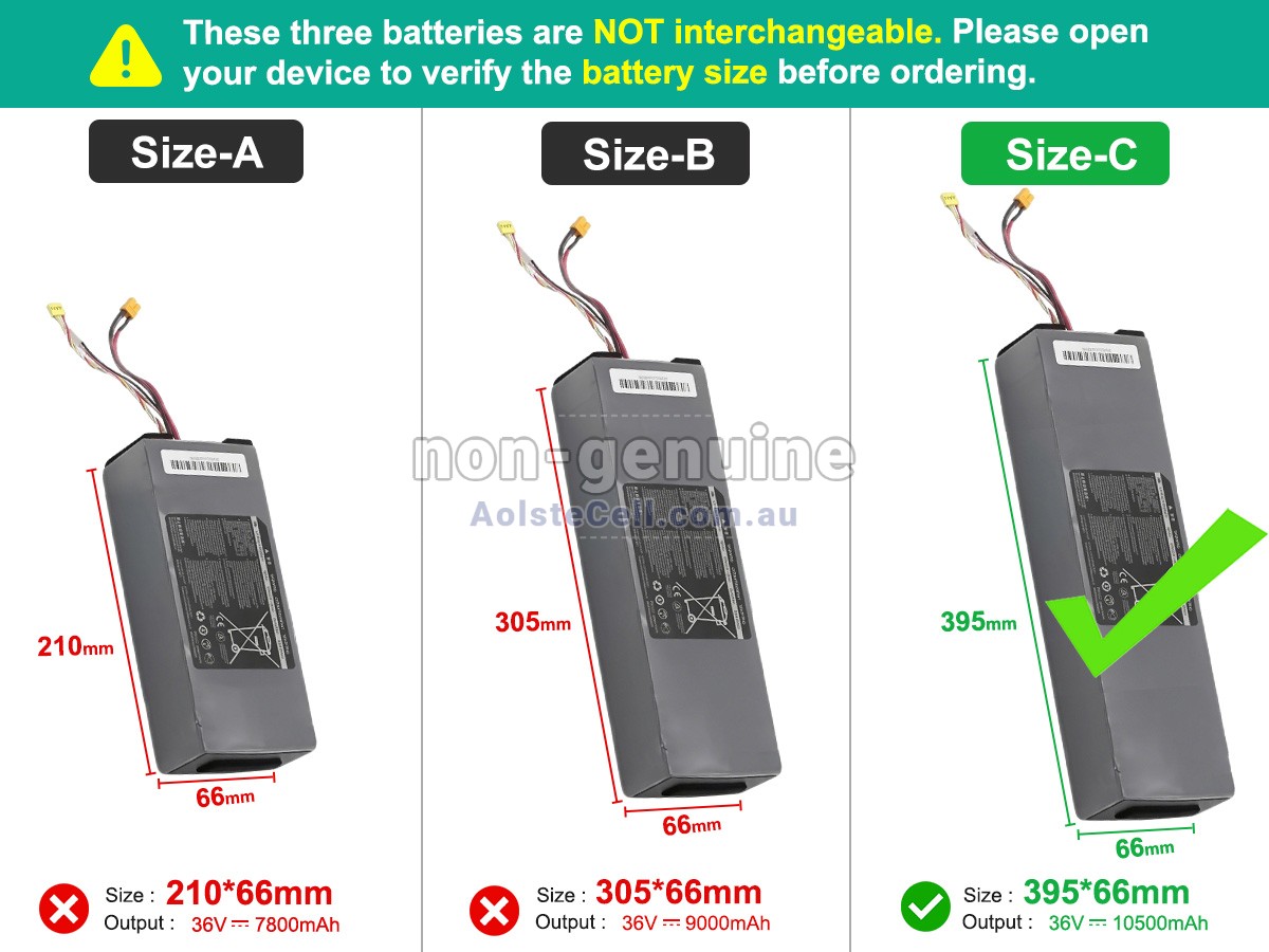 Replacement Segway Ninebot H1319-H battery
