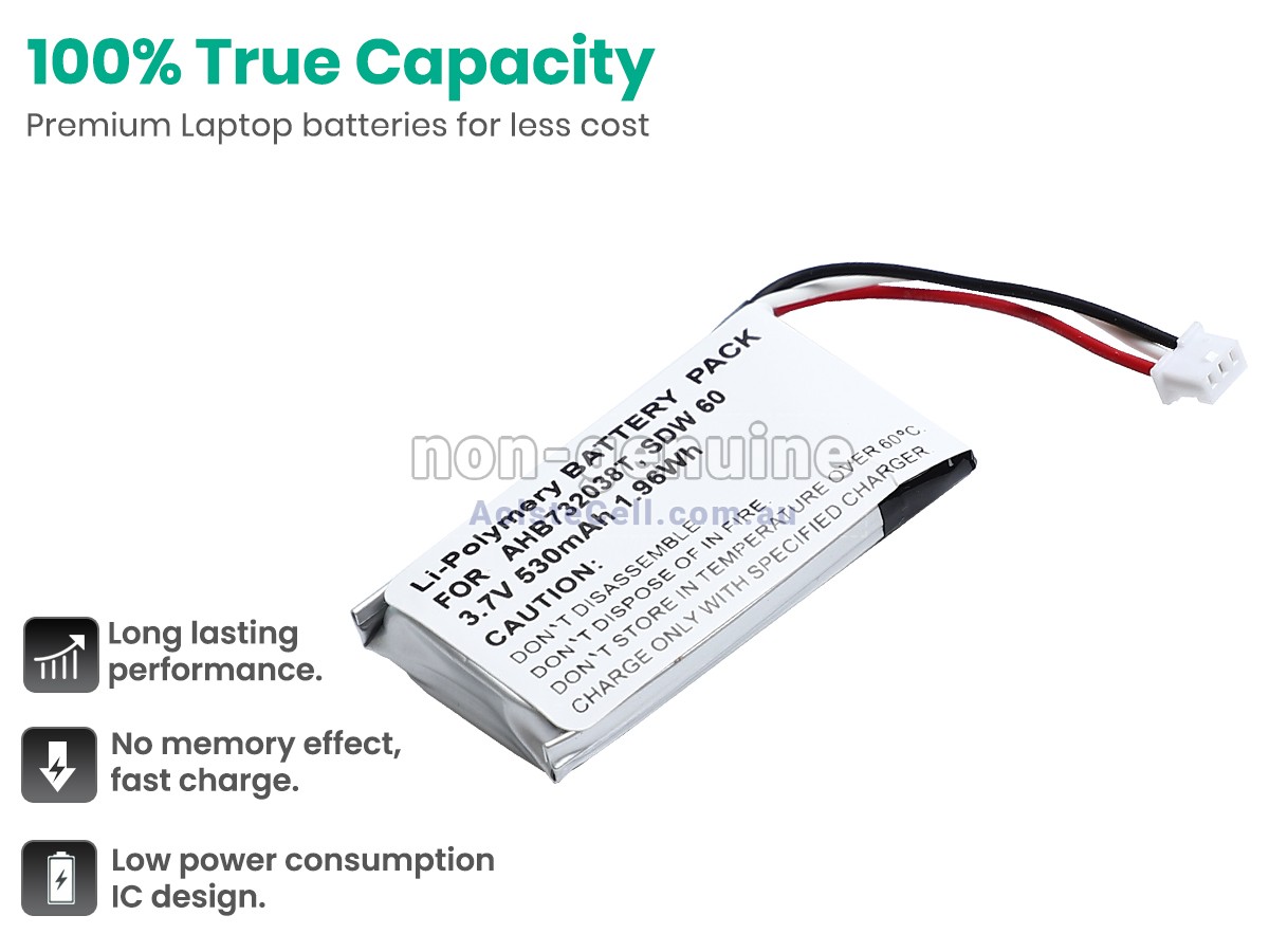 Replacement Sennheiser AHB732038T battery