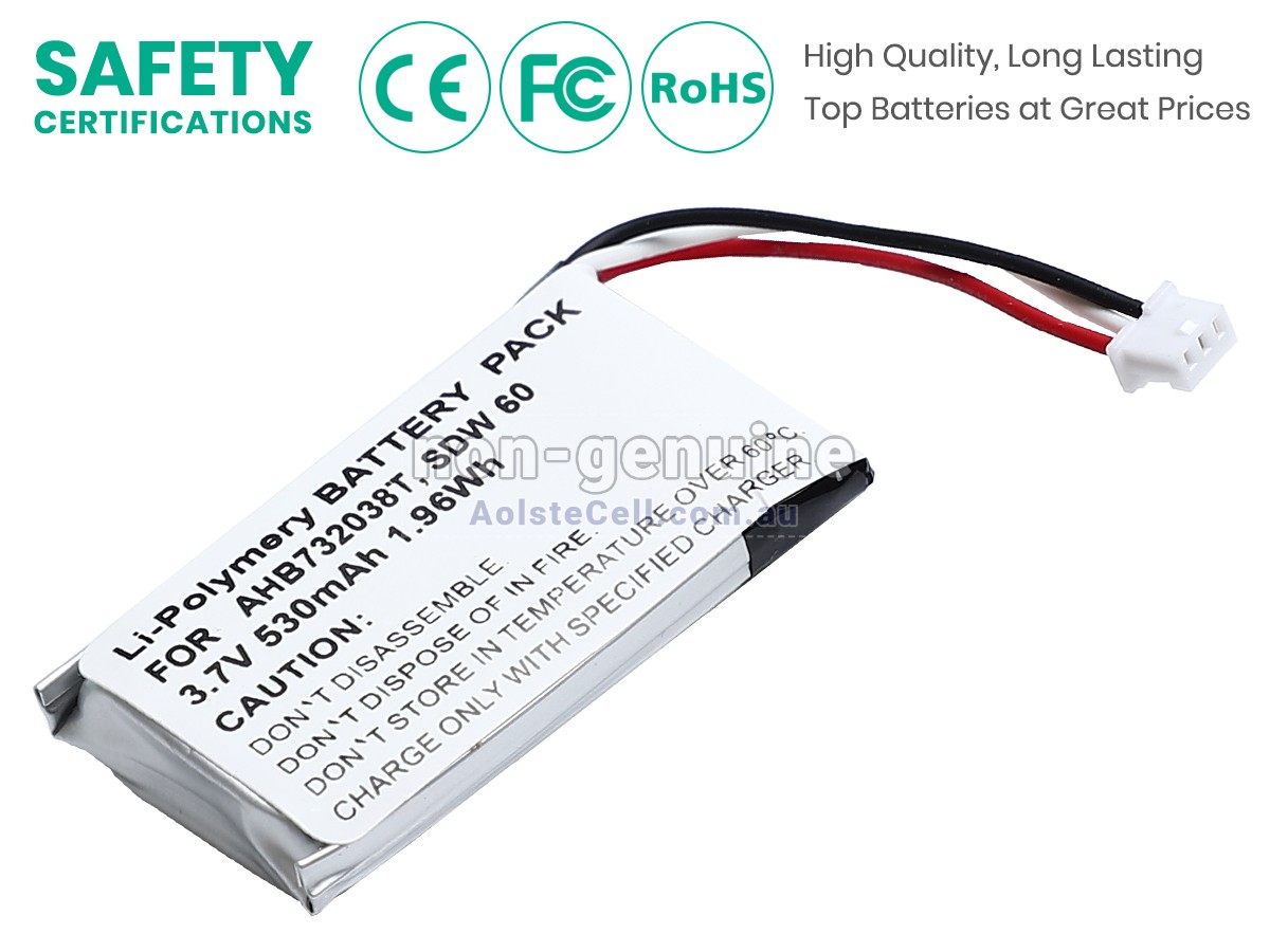 Replacement Sennheiser AHB732038T battery