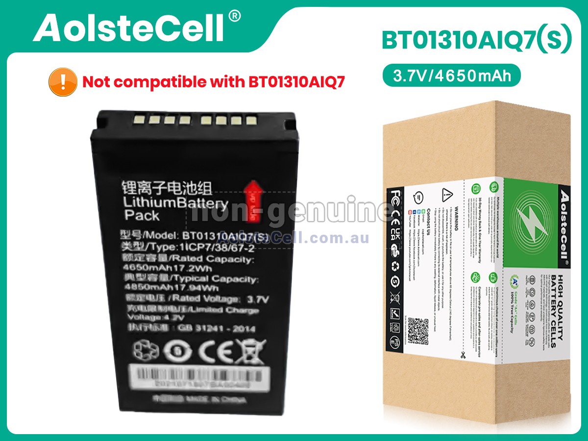 Replacement Seuic BT01310AIQ7(S) battery