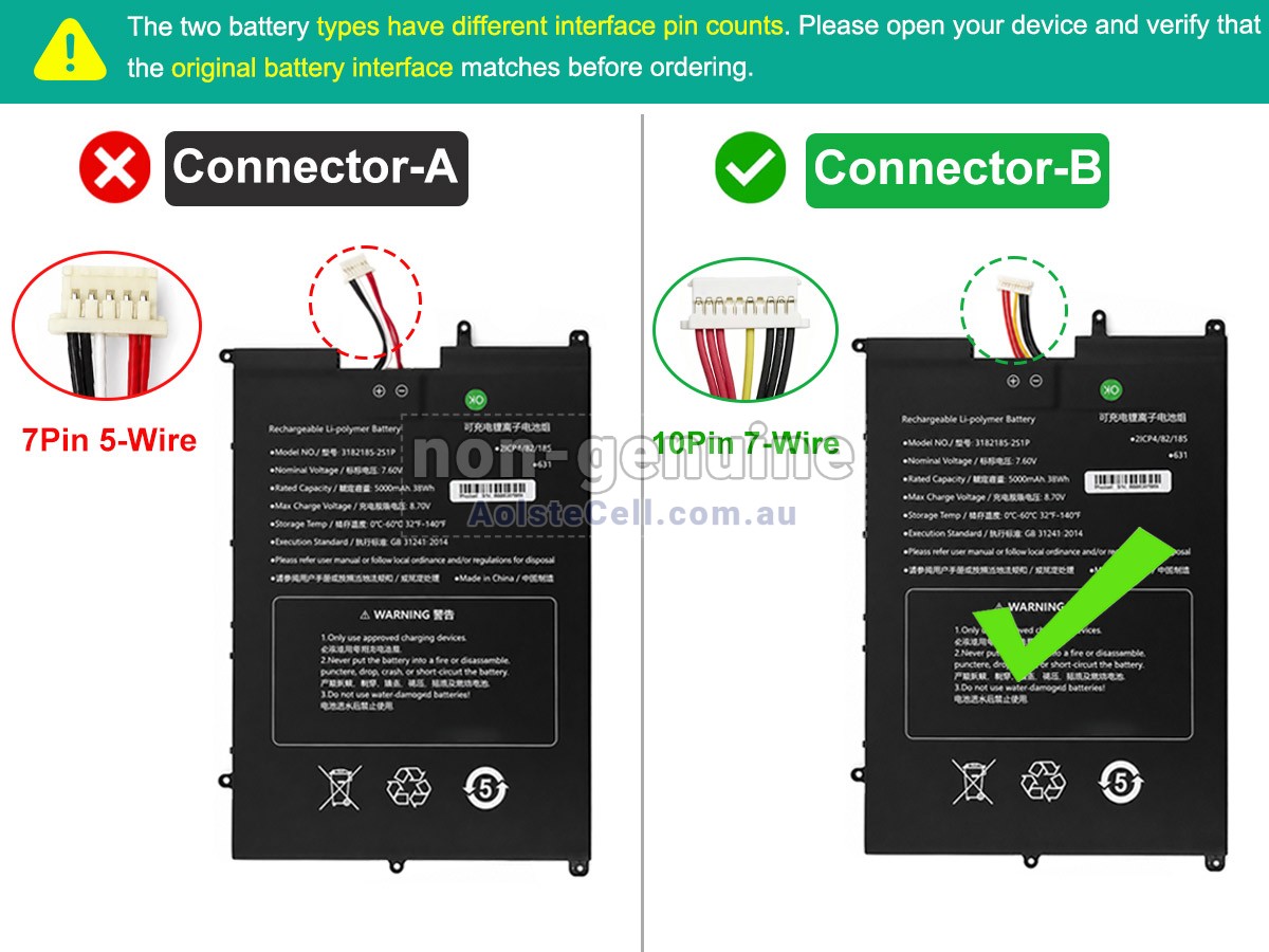 Replacement Sgin M15 PRO M15PY6NS02715 battery