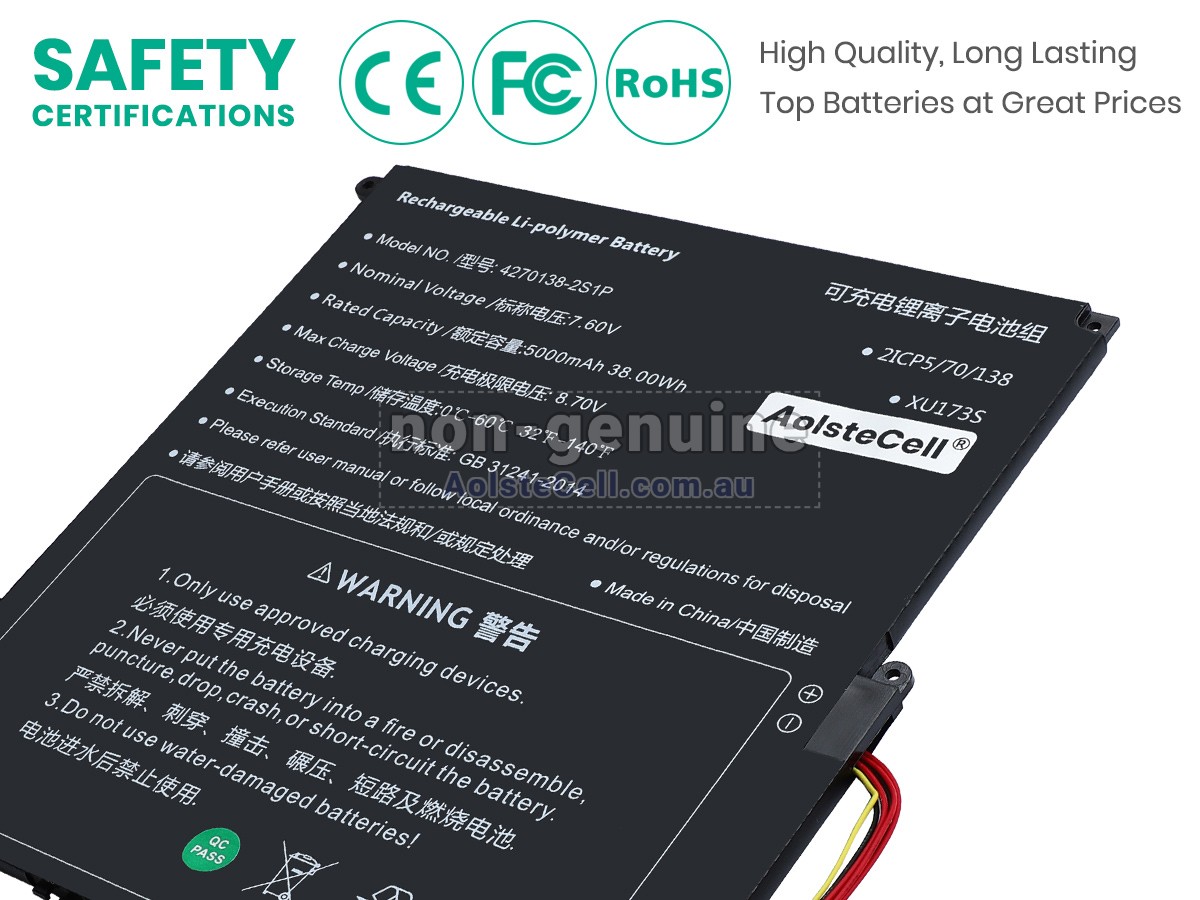 Replacement Sgin 4270138-2S1P battery