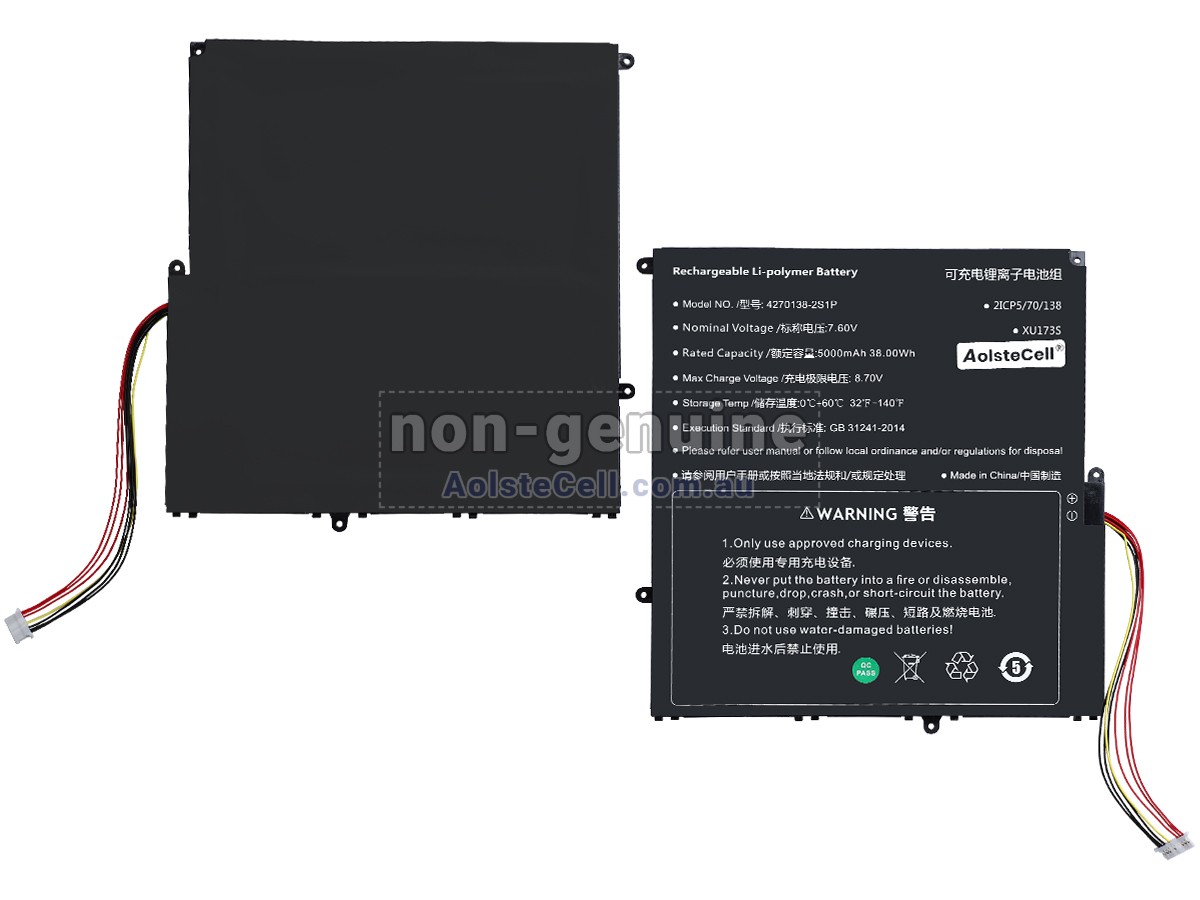 Replacement Sgin 4270138-2S1P battery