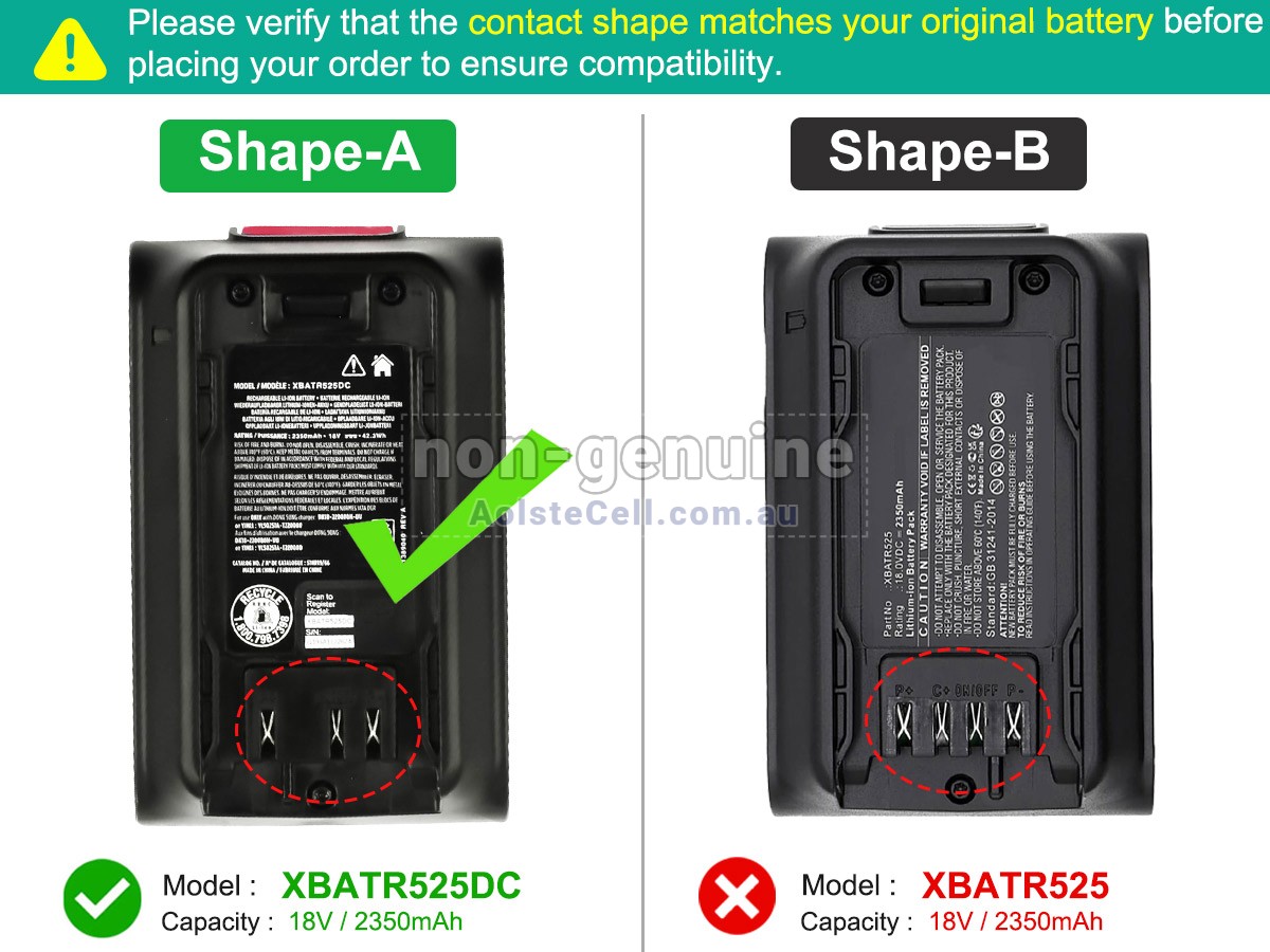 Replacement Shark IW1111 battery