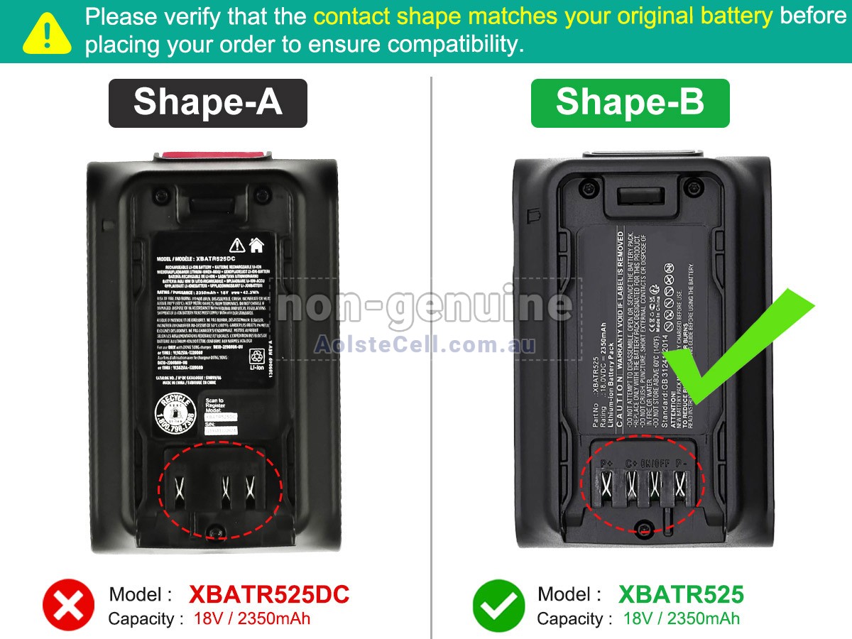 Replacement Shark IW1111 battery