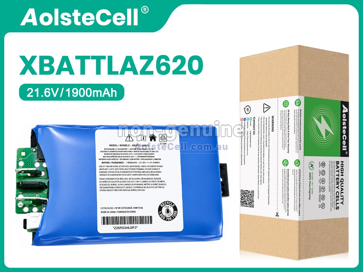 Replacement Shark XBATTLAZ620 battery