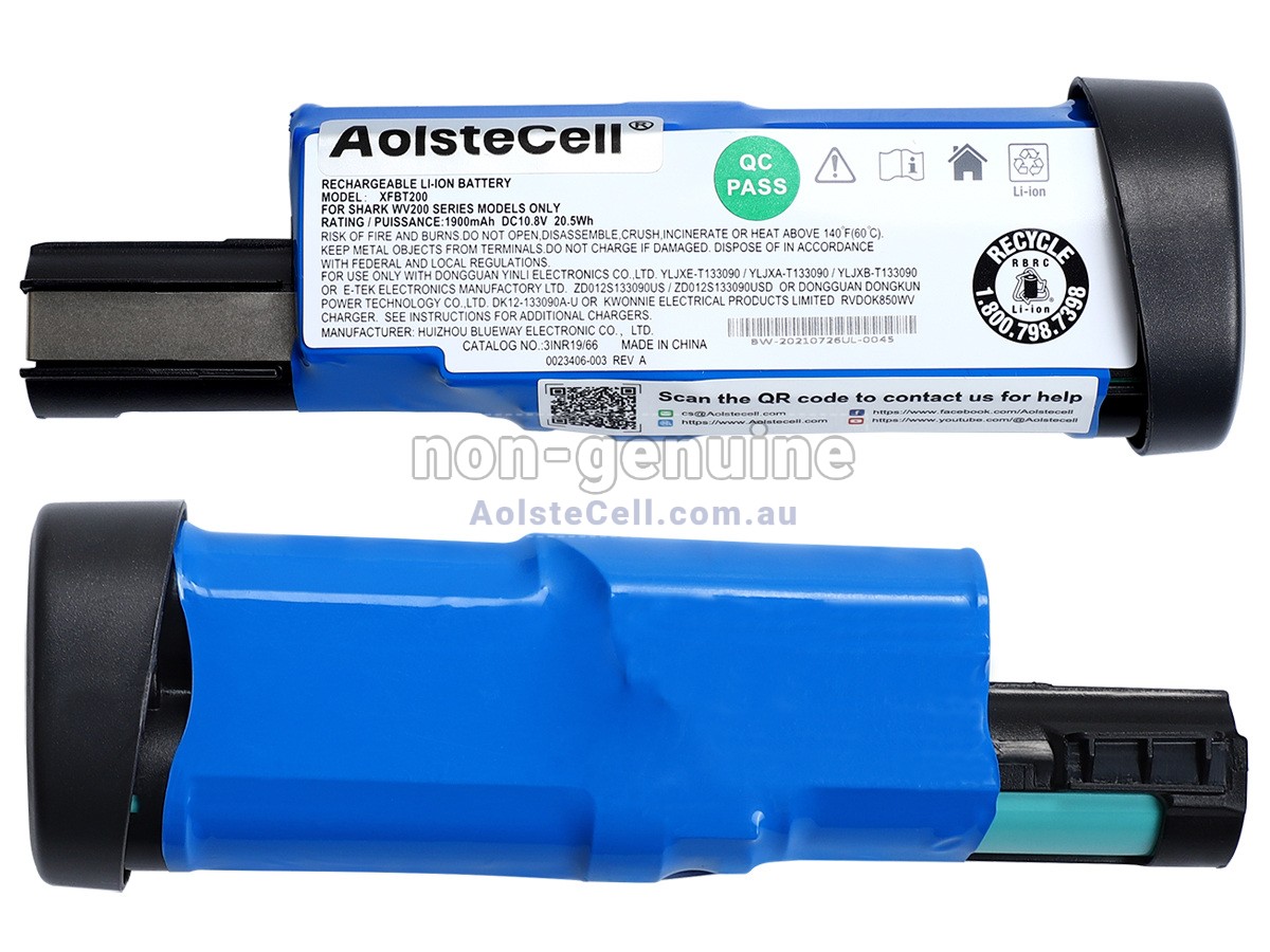 Replacement Shark ION W1 CORD battery