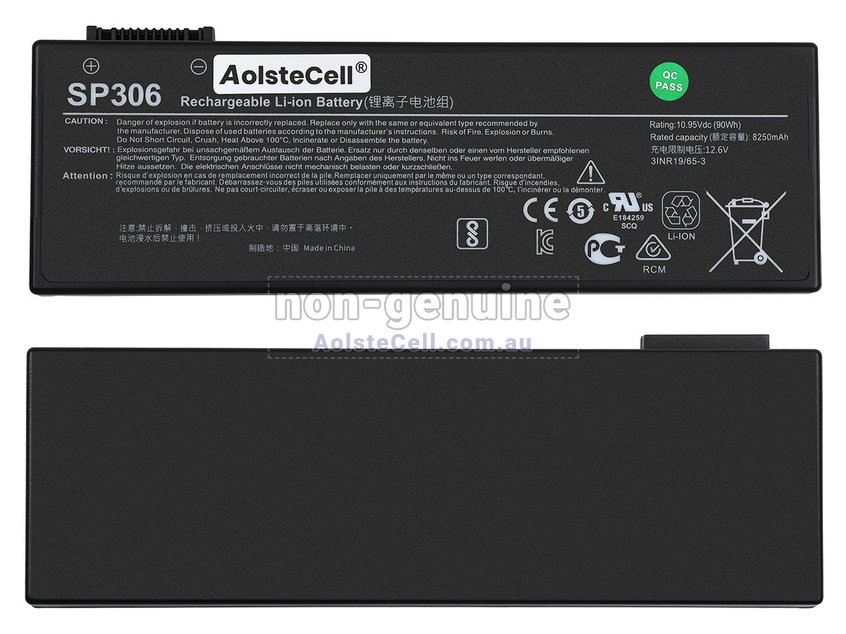 Replacement Siemens SIMATIC FIELD PG M6 battery