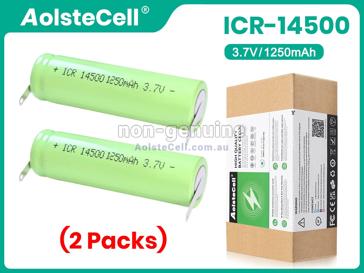 Replacement Silvercrest 14500 3.7 battery