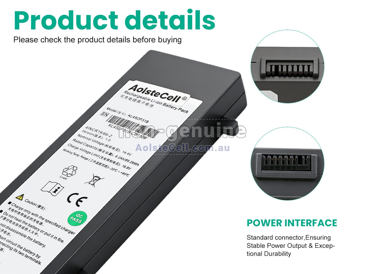 Replacement Sonoscape KL4S2P31B battery