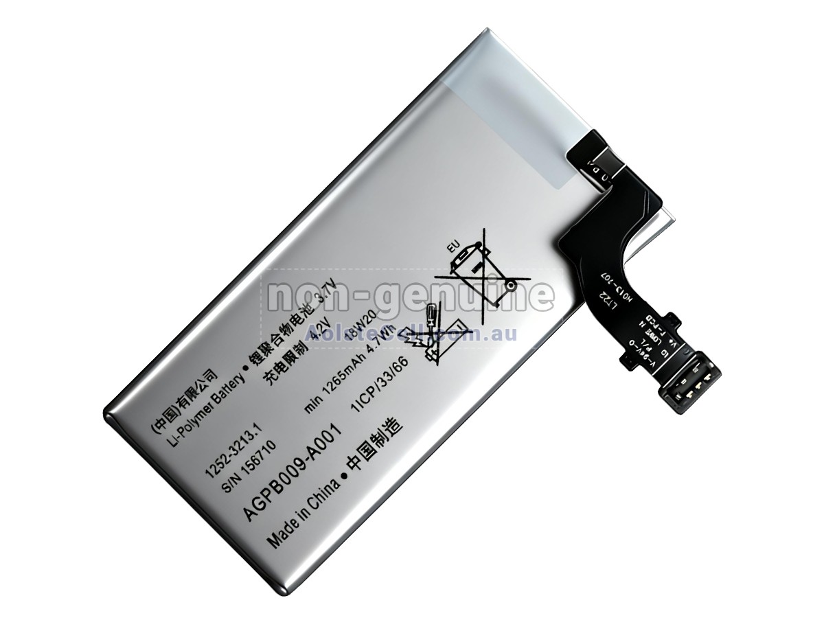 Replacement Sony AGPB009-A001 battery