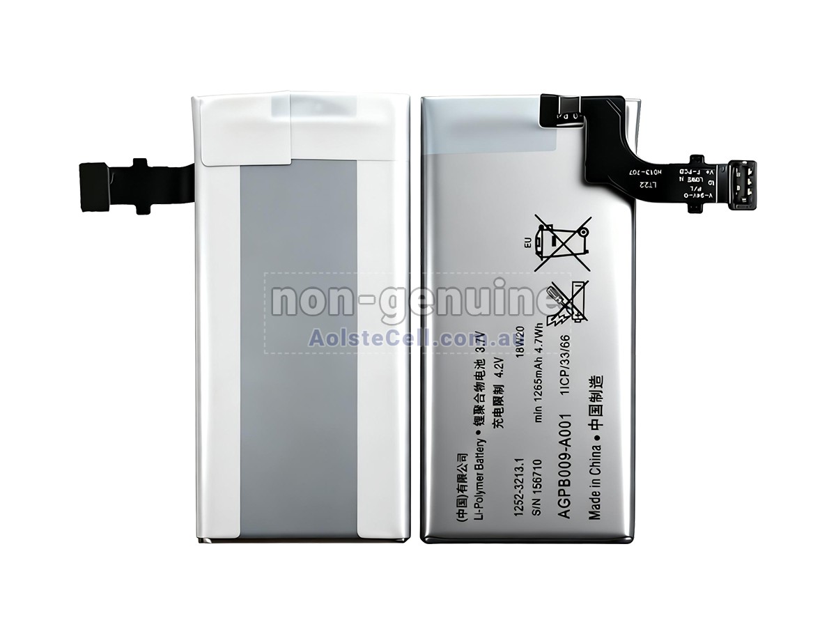 Replacement Sony AGPB009-A001 battery