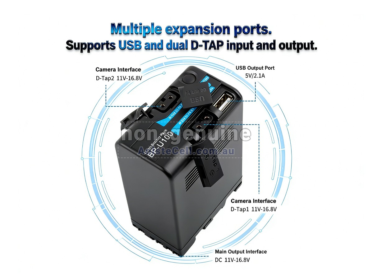 Replacement Sony BP-U90 battery
