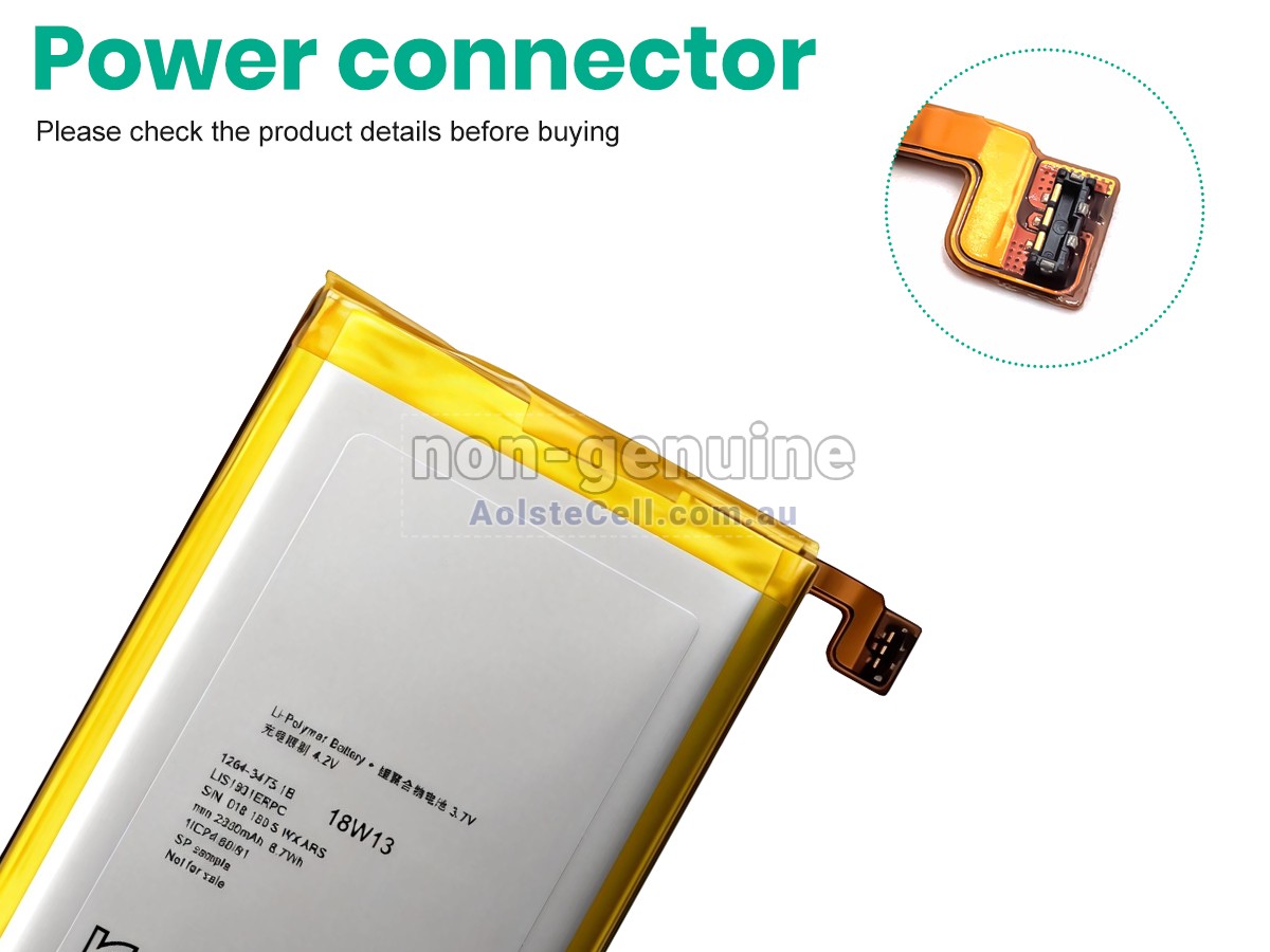 Replacement Sony C6506 battery