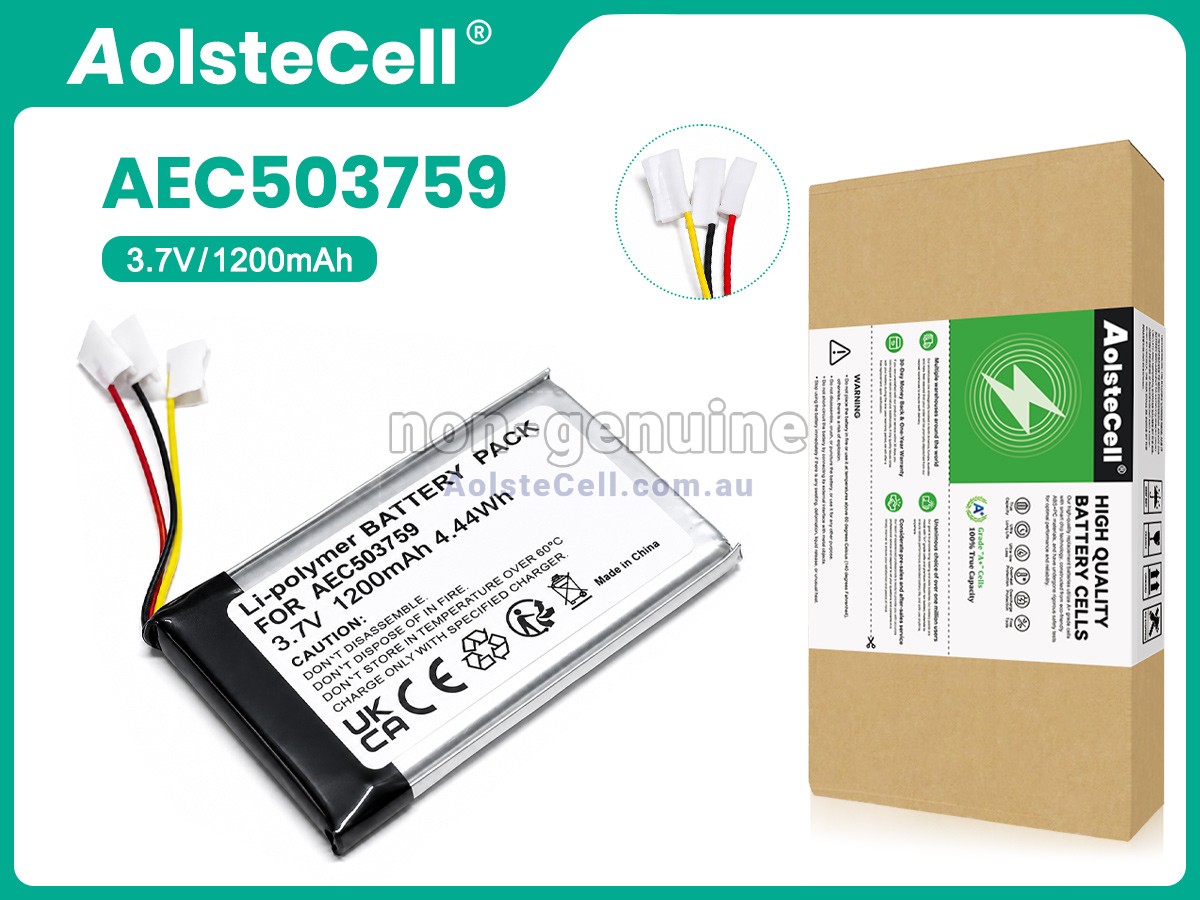 Replacement SteelSeries AEC503759 battery