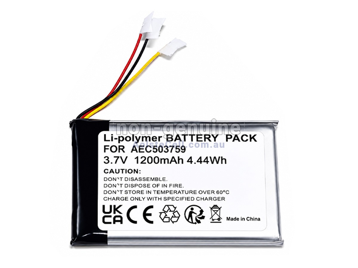 Replacement SteelSeries AEC503759 battery