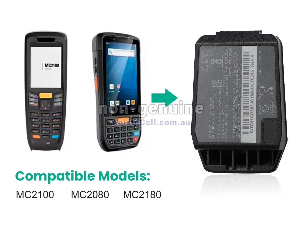Replacement Symbol BTRY-MC21EAB0E battery