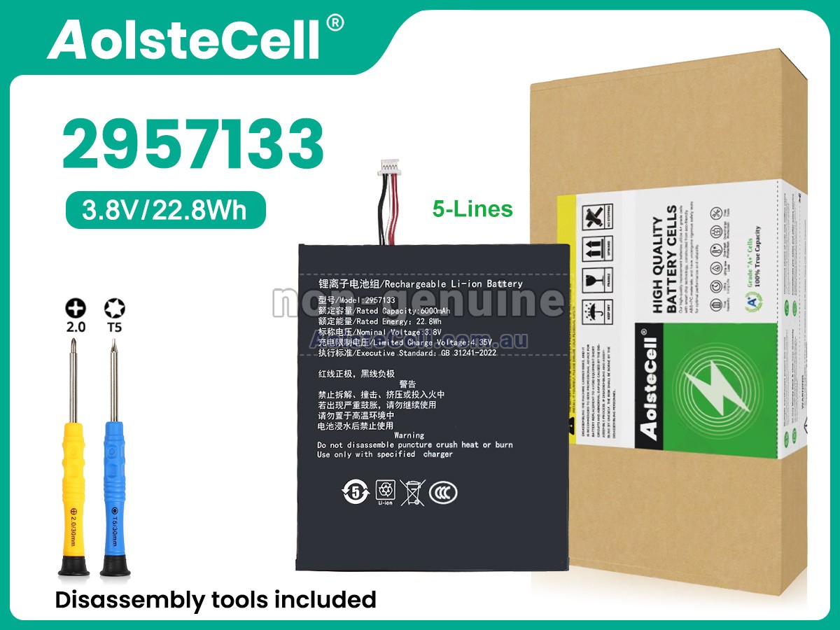 Replacement Teclast 2957133 battery