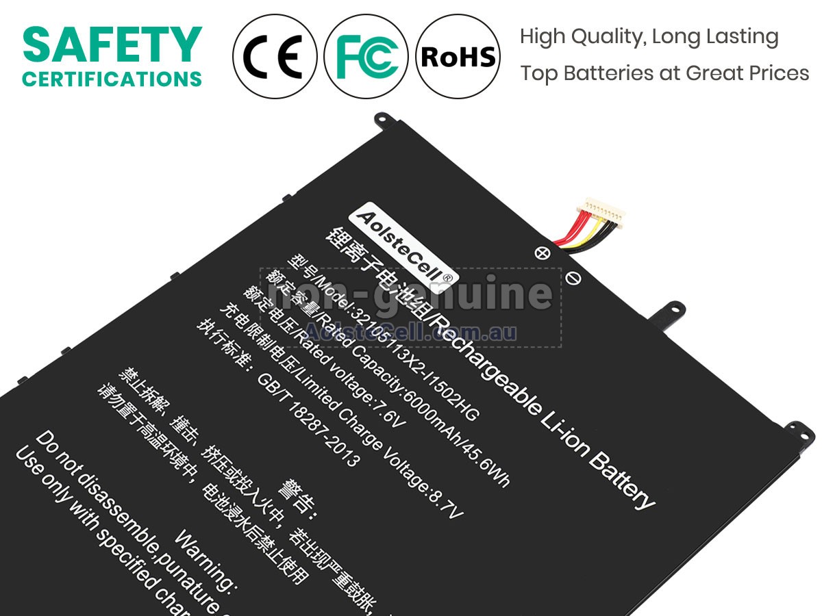 Replacement Teclast F15S battery