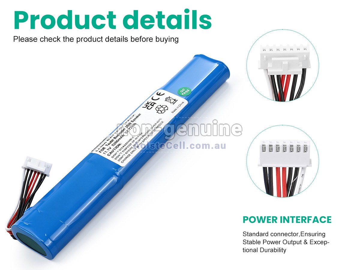 Replacement Teufel BOOMSTER 2020 battery