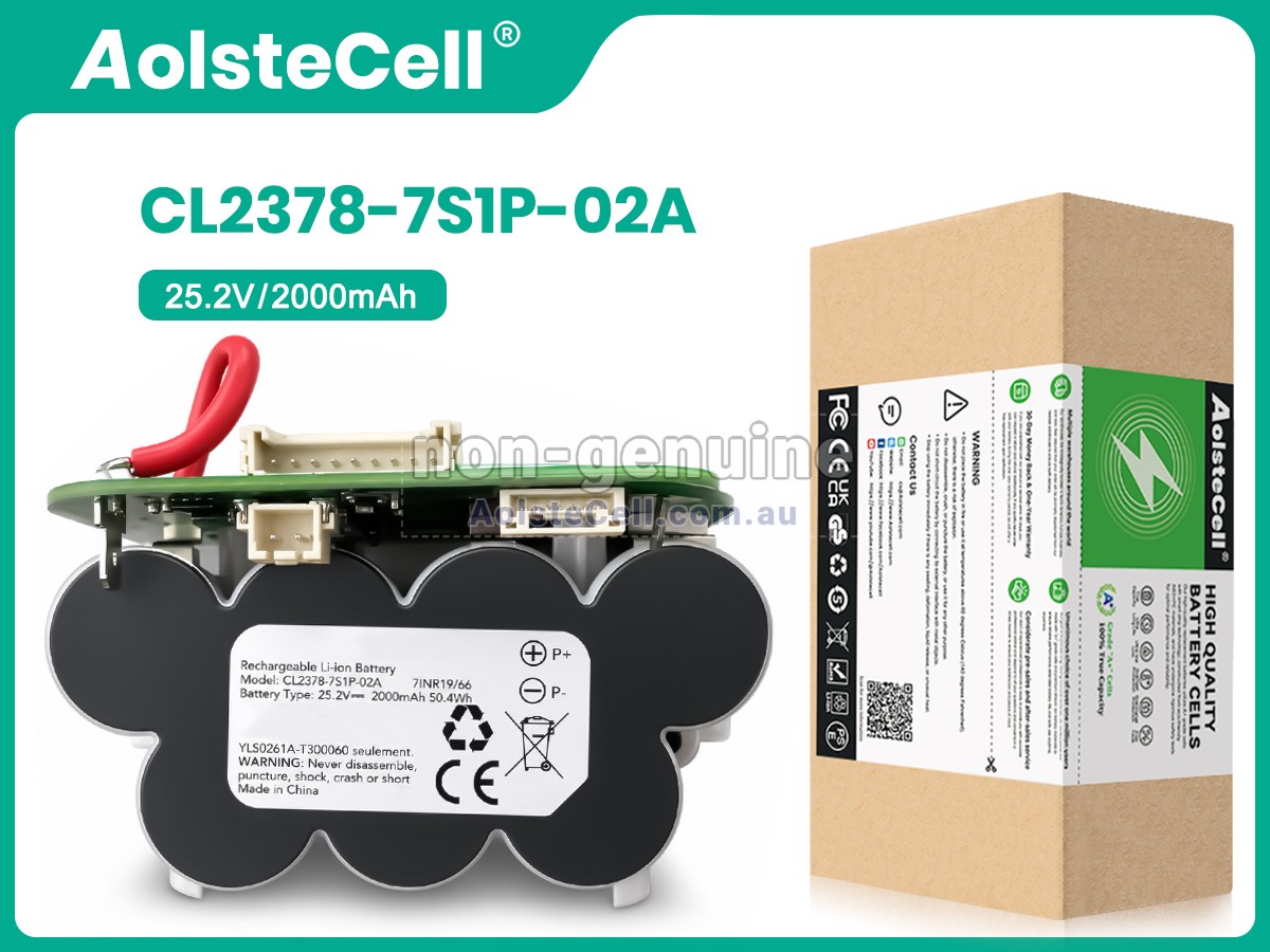 Replacement Tineco CL2378-7S1P-02A battery