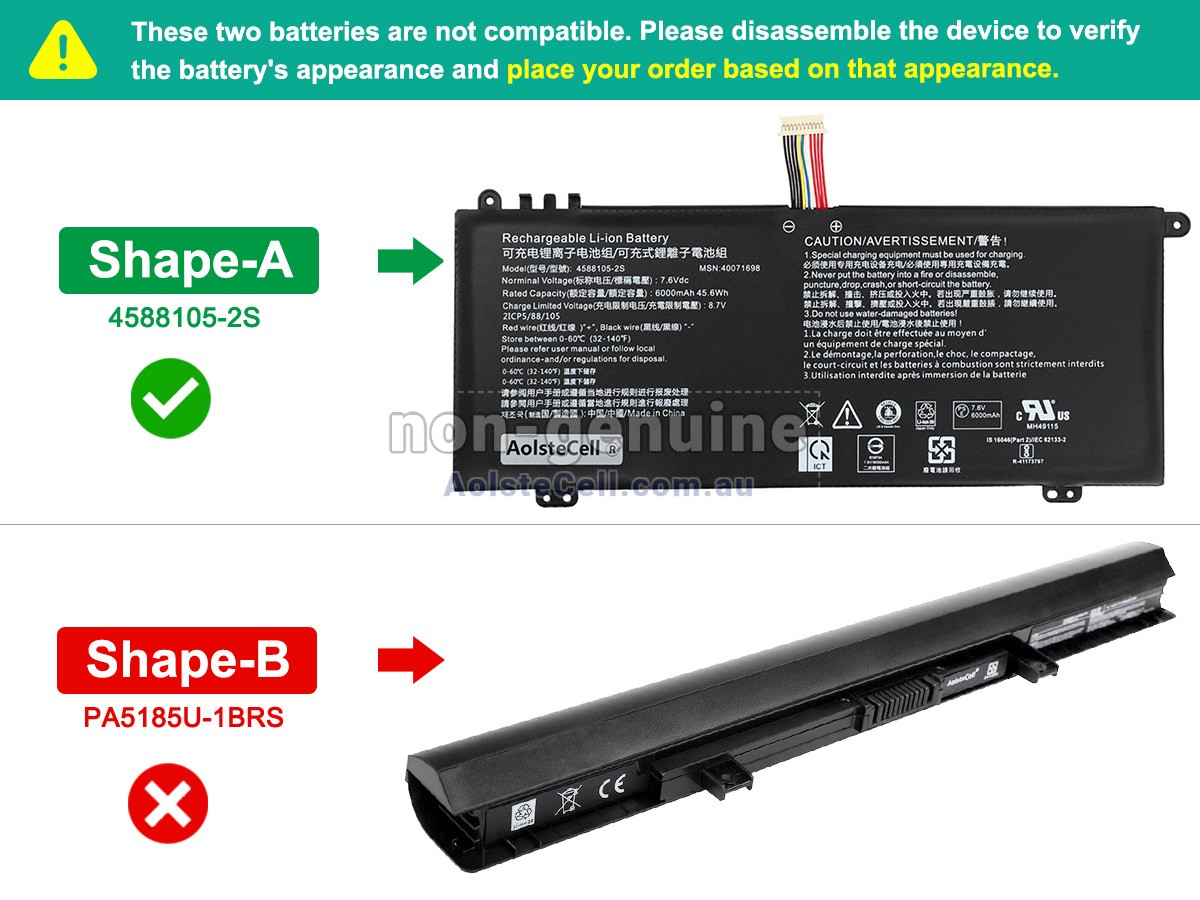 Replacement Toshiba Satellite C50D-B-13V battery