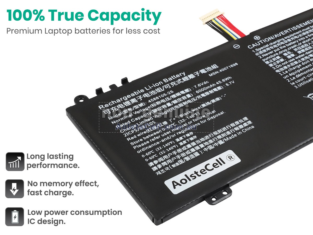 Replacement Toshiba Satellite C50D-B-13V battery