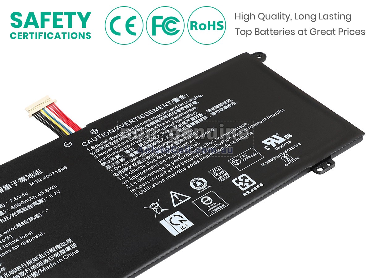 Replacement Toshiba Satellite C50D-B-13V battery