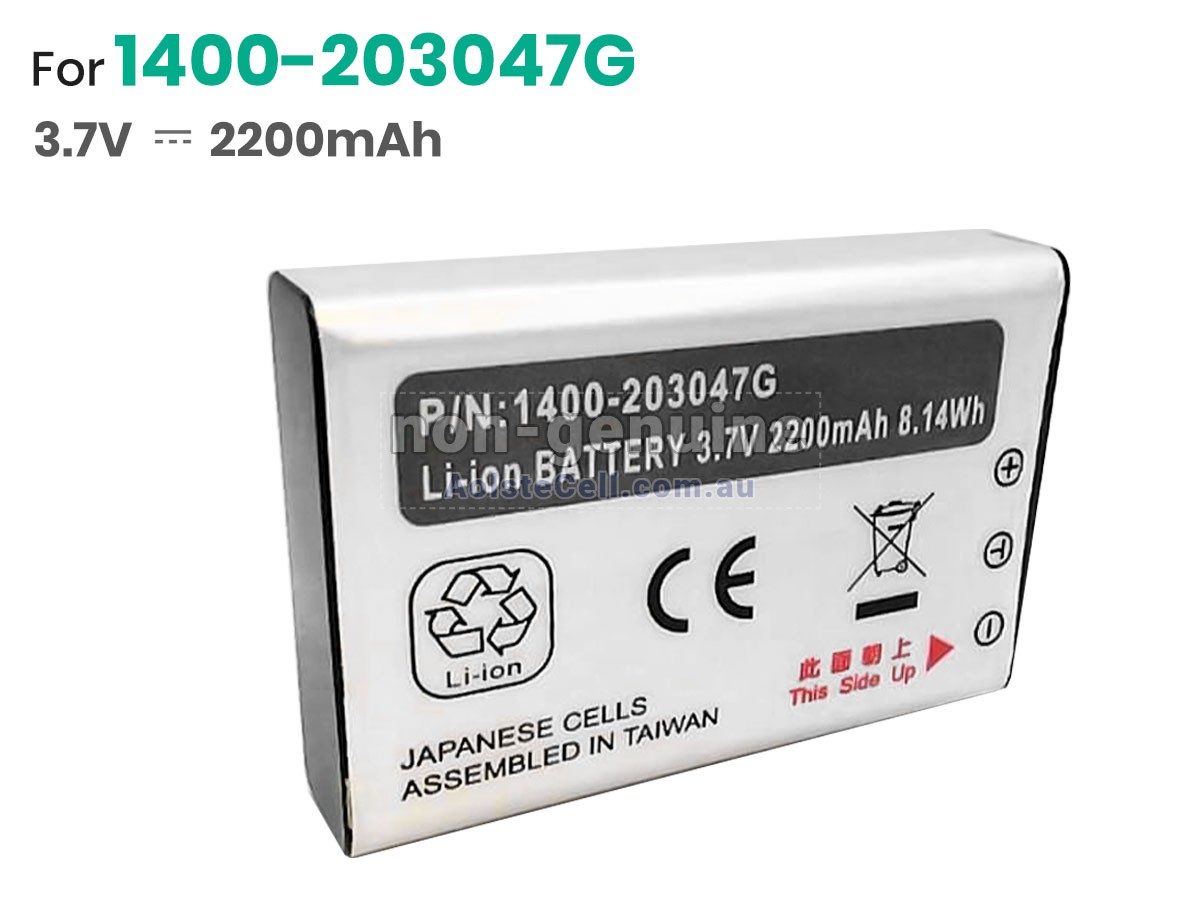 Replacement Unitech 1400-203047G battery
