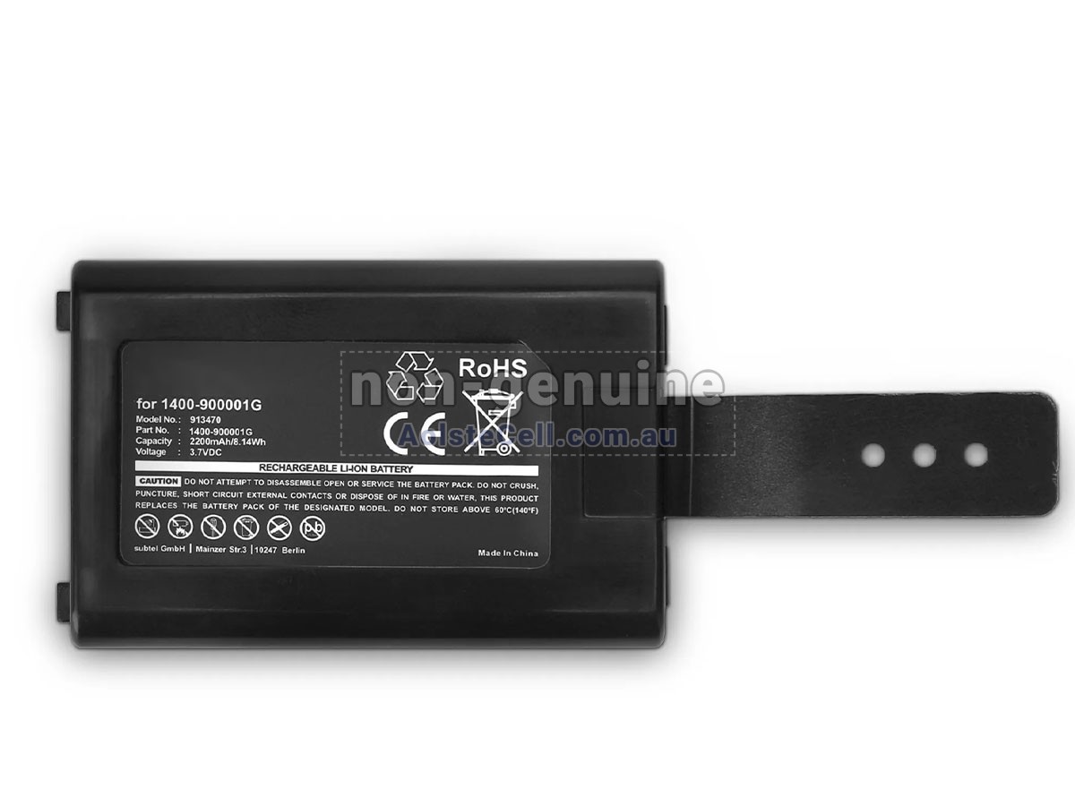 Replacement Unitech 1400-900001G battery