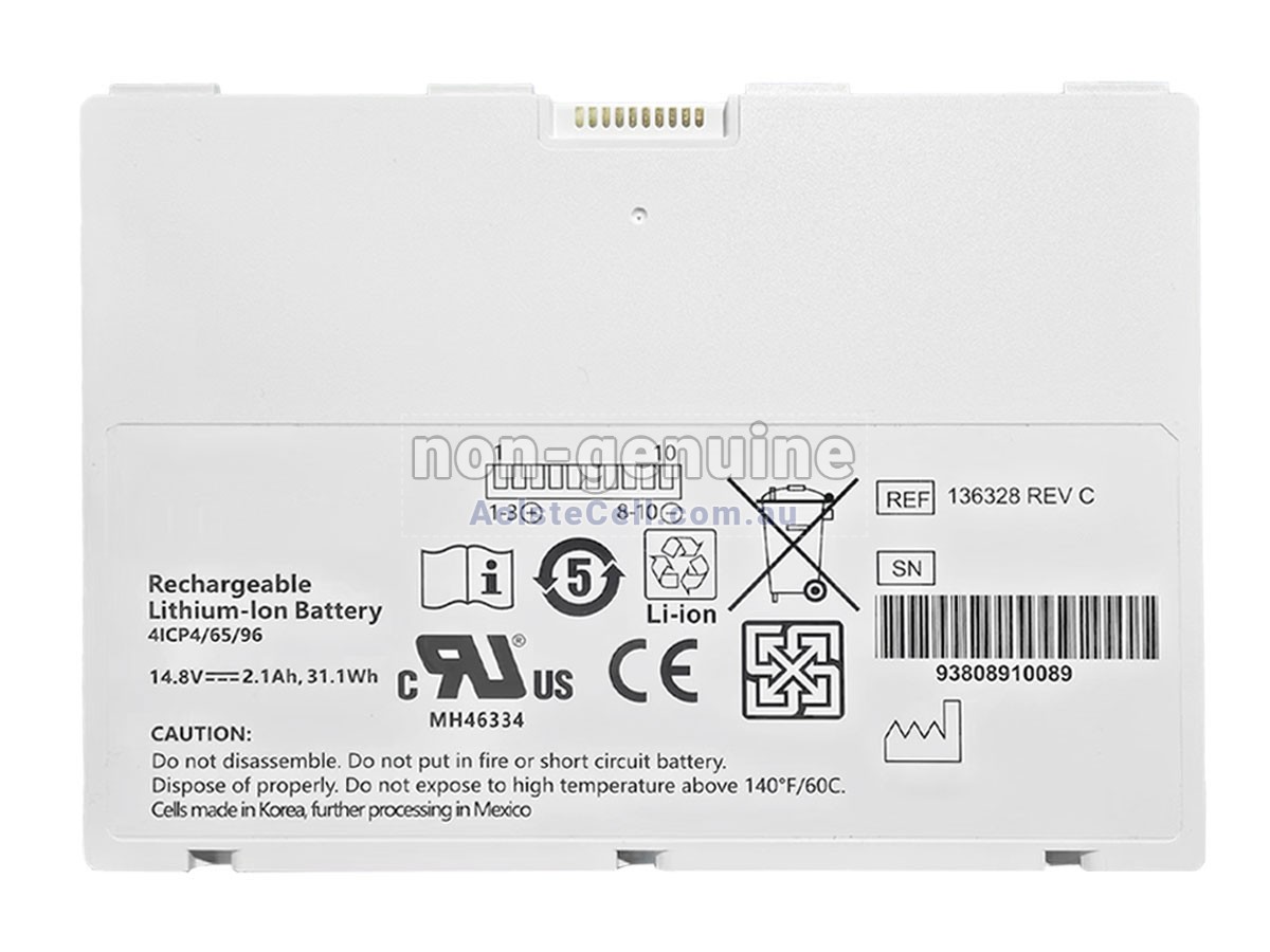 Replacement Varian C50 DR DETECTOR battery
