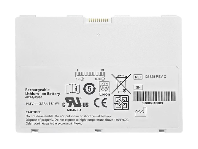 Battery For Varian C50 DR Detector