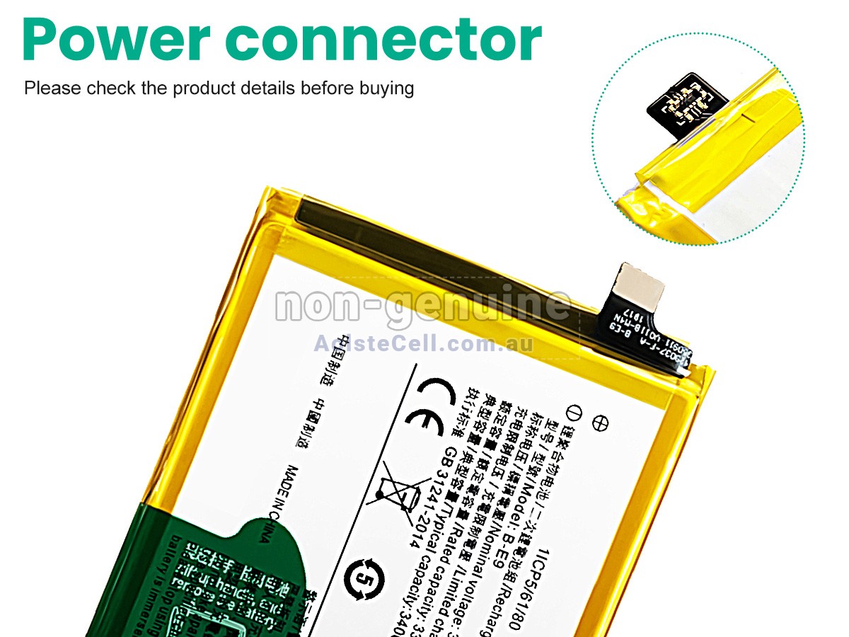Replacement Vivo X23 V1809A battery