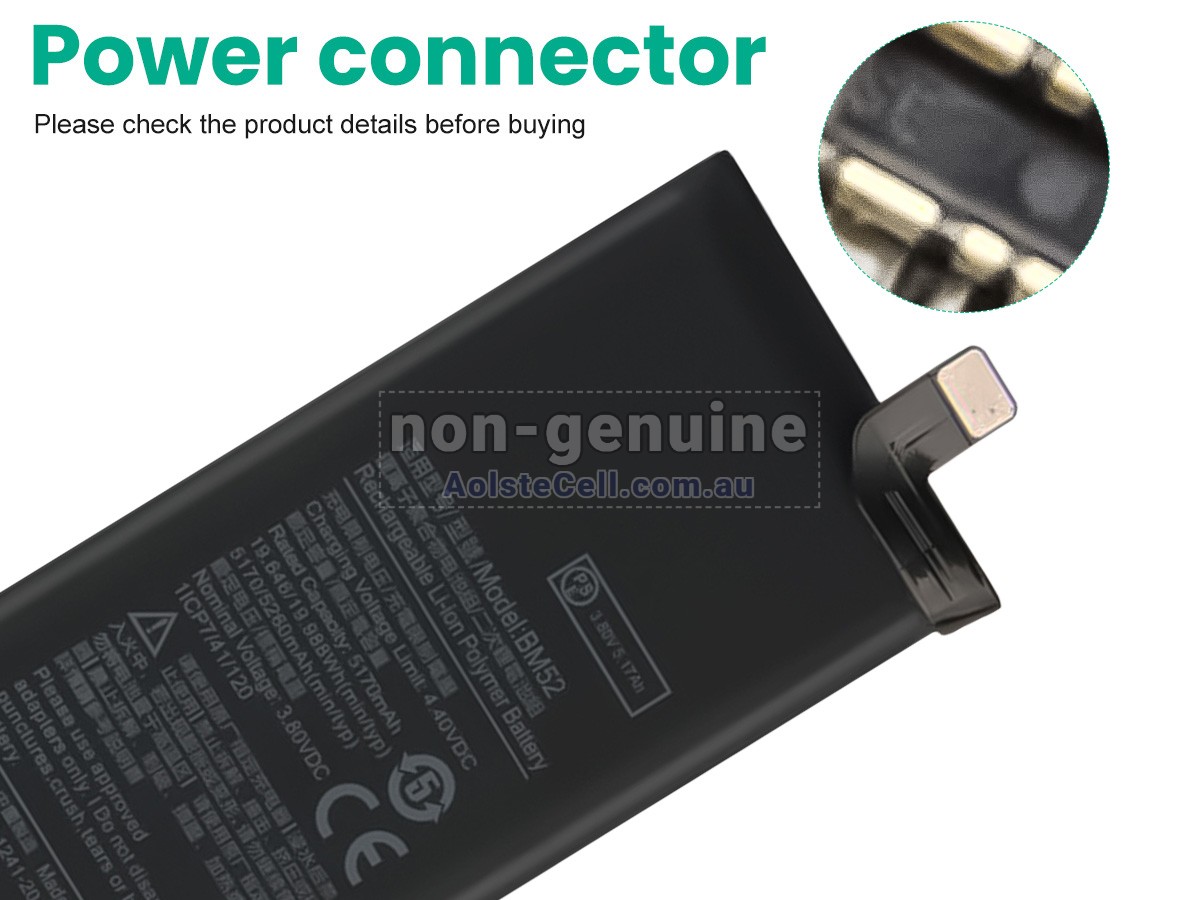 Replacement XiaoMi CC9PRO battery