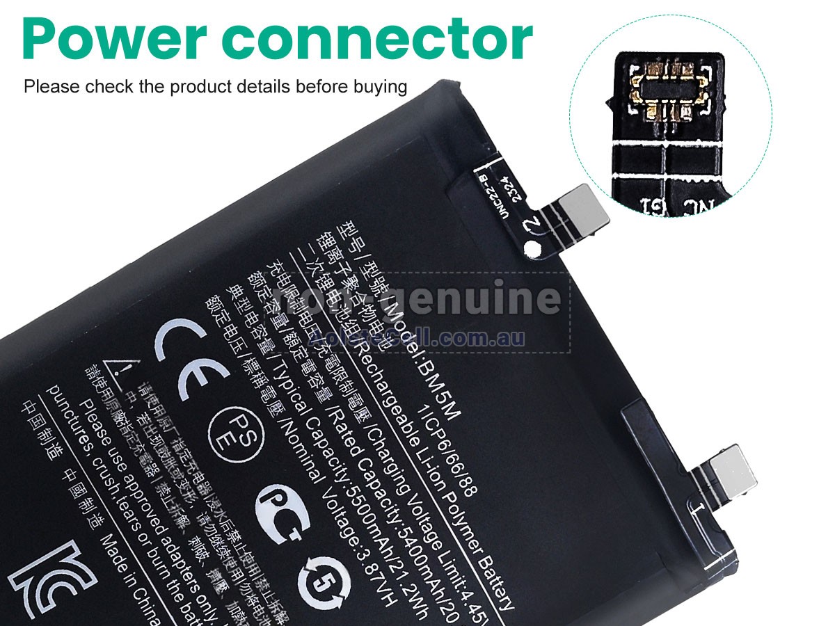 Replacement XiaoMi BM5M battery