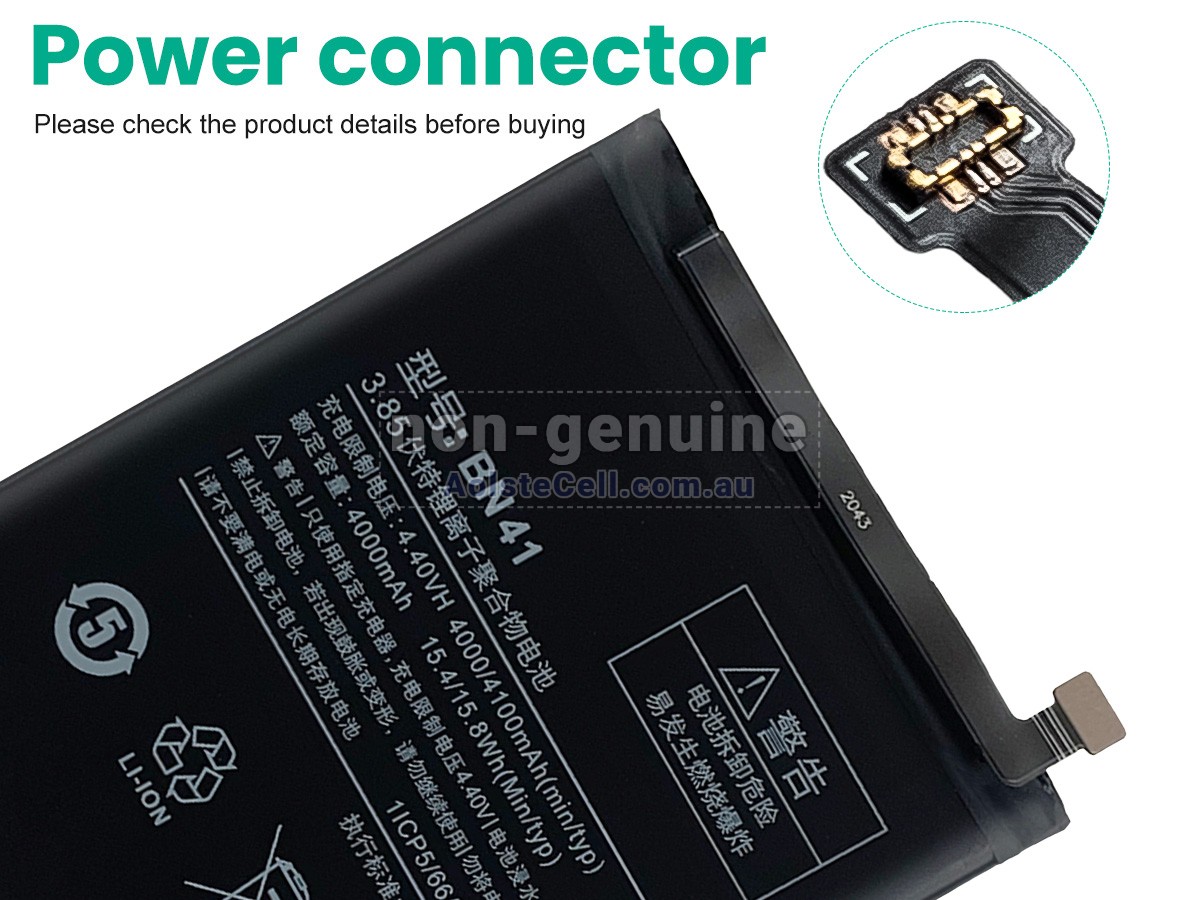 Replacement XiaoMi NT4X OVERMATCH battery