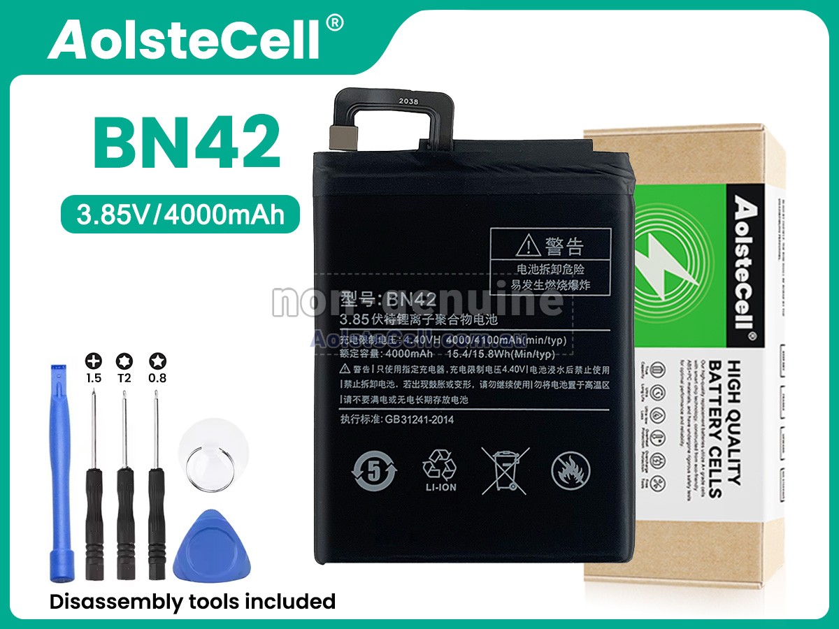 Replacement XiaoMi BN42 battery