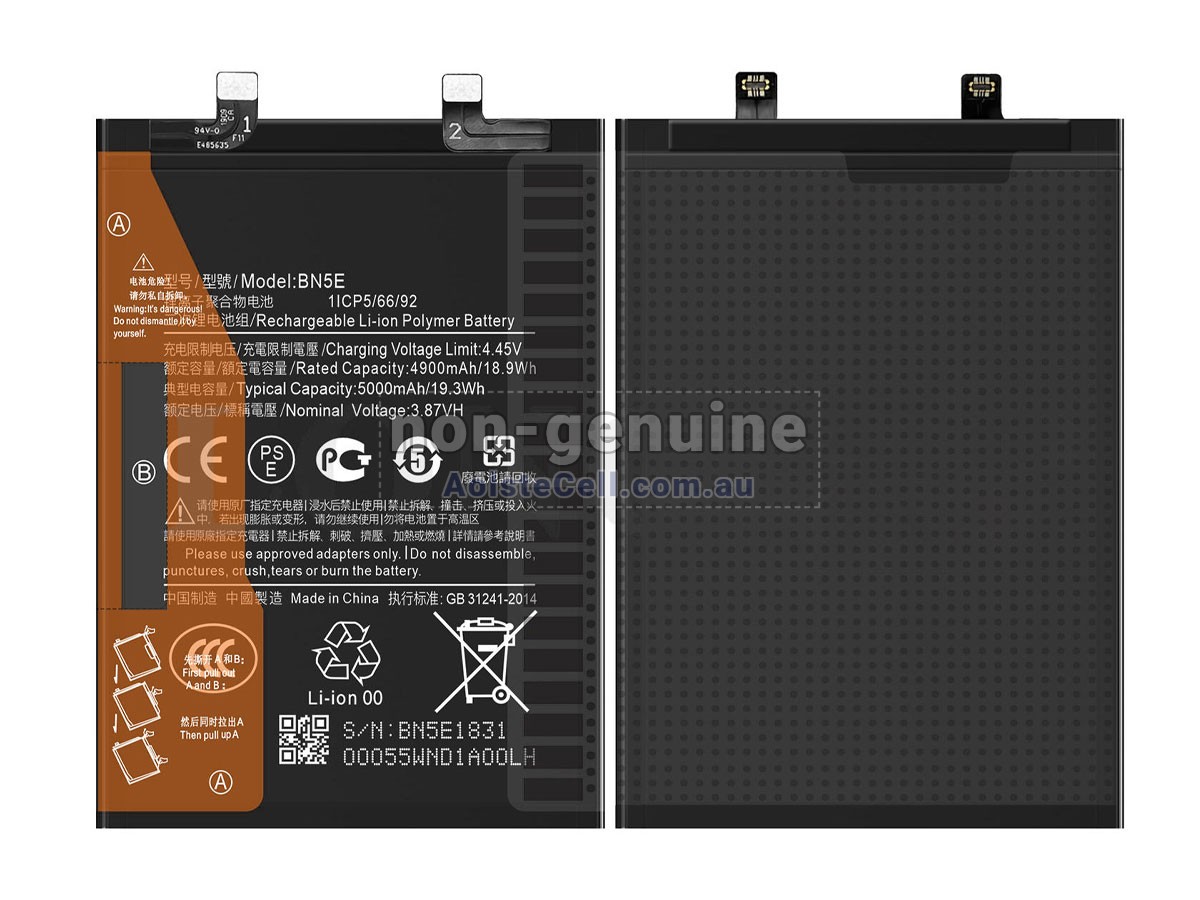 Replacement XiaoMi REDMI NOTE 11 PRO 5G battery