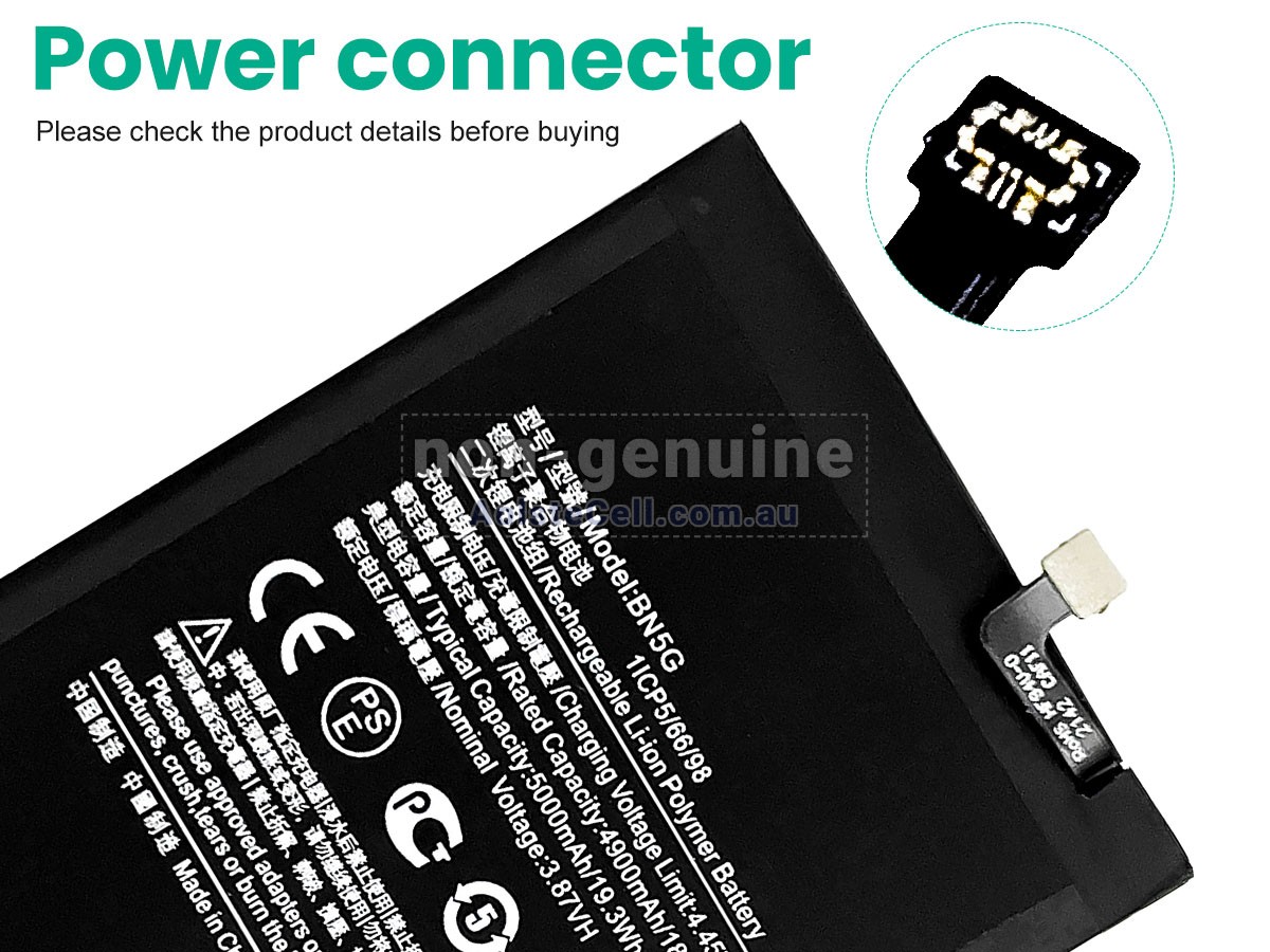 Replacement XiaoMi BN5G battery