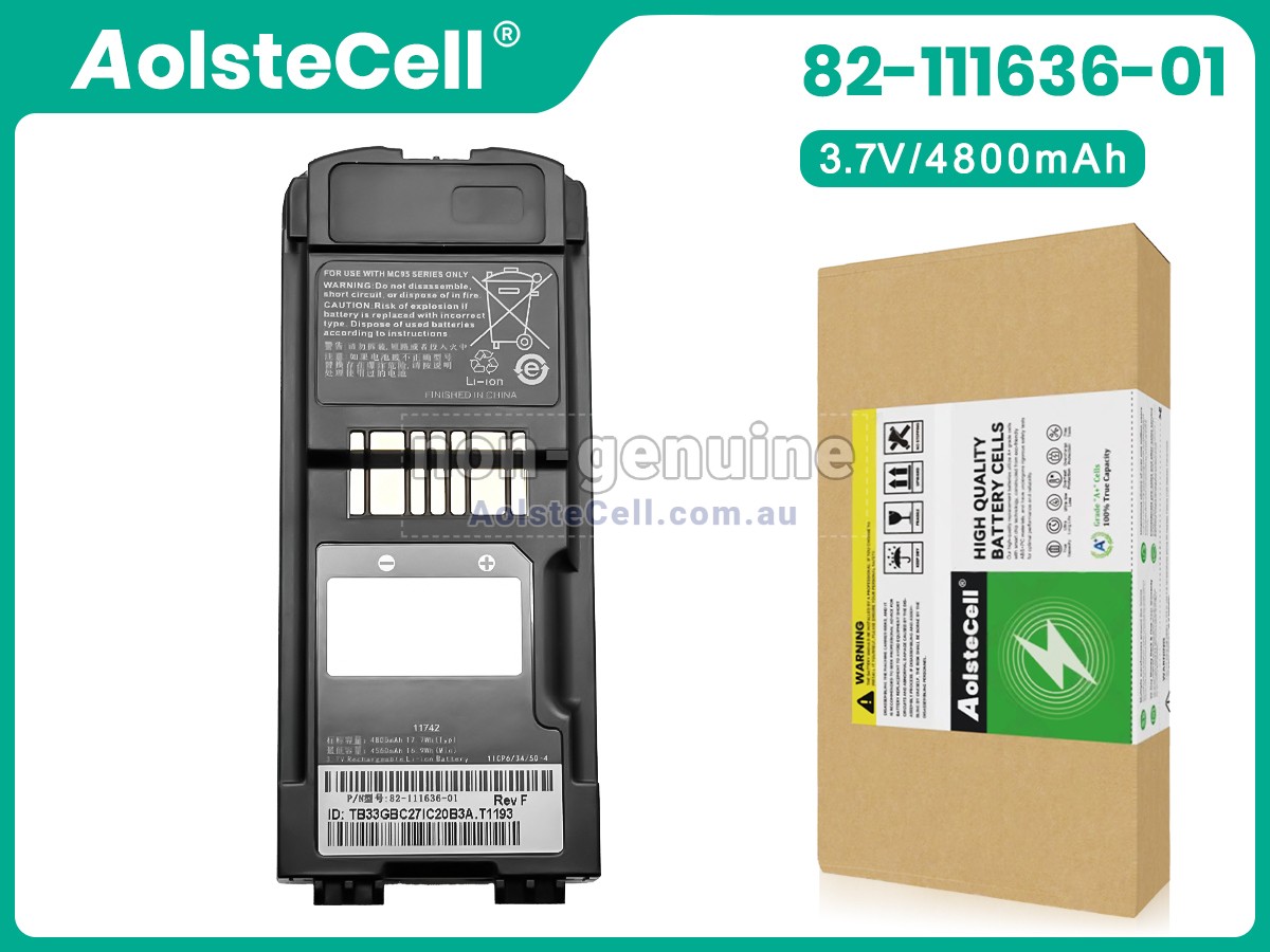 Replacement Zebra 82-111636-01 battery