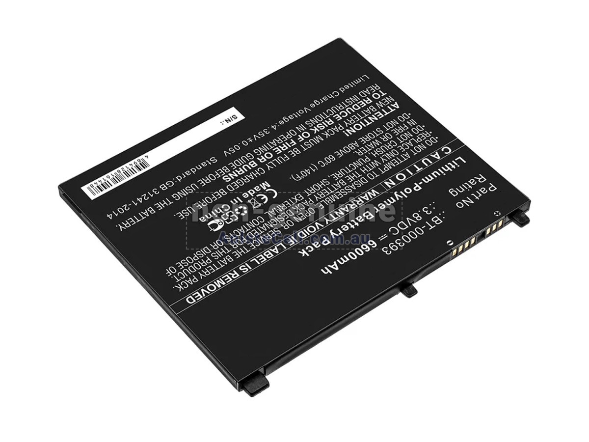 Replacement Zebra BT-000393 battery