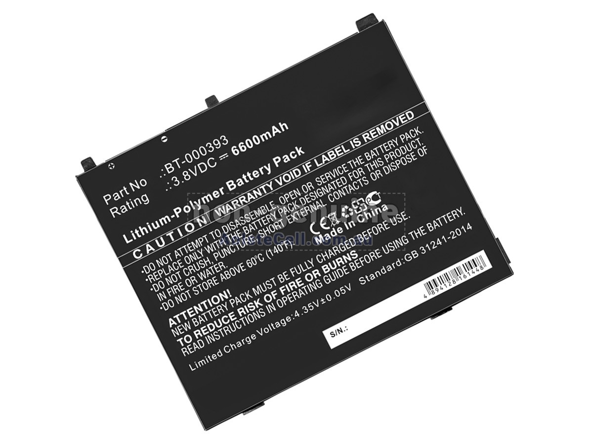 Replacement Zebra ET50 battery