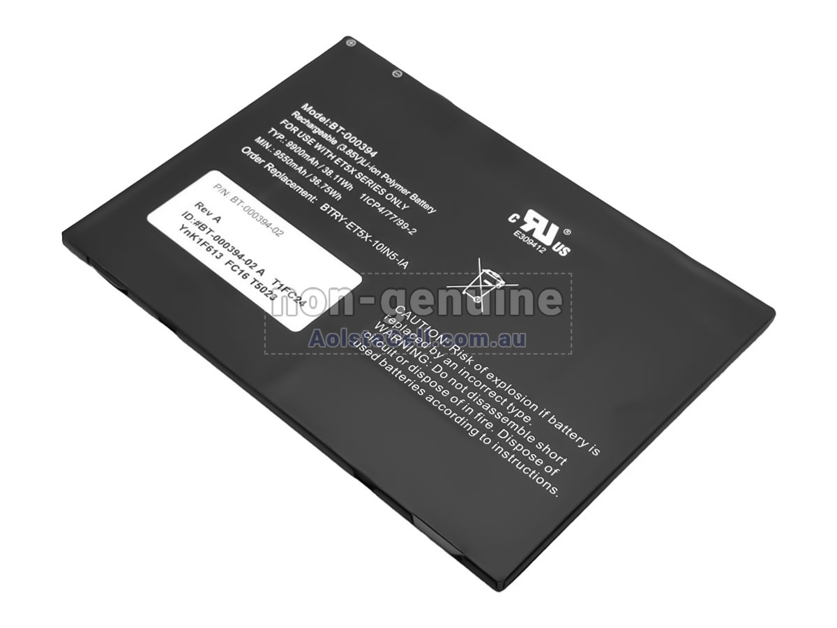 Replacement Zebra ET50 battery