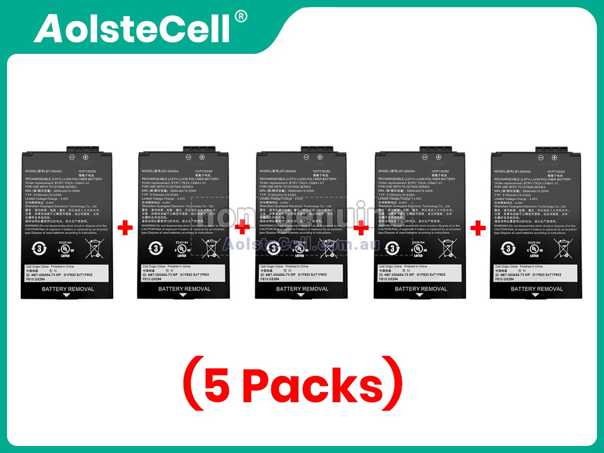 Replacement Zebra BTRY-TN2X-1XMA1-1A battery