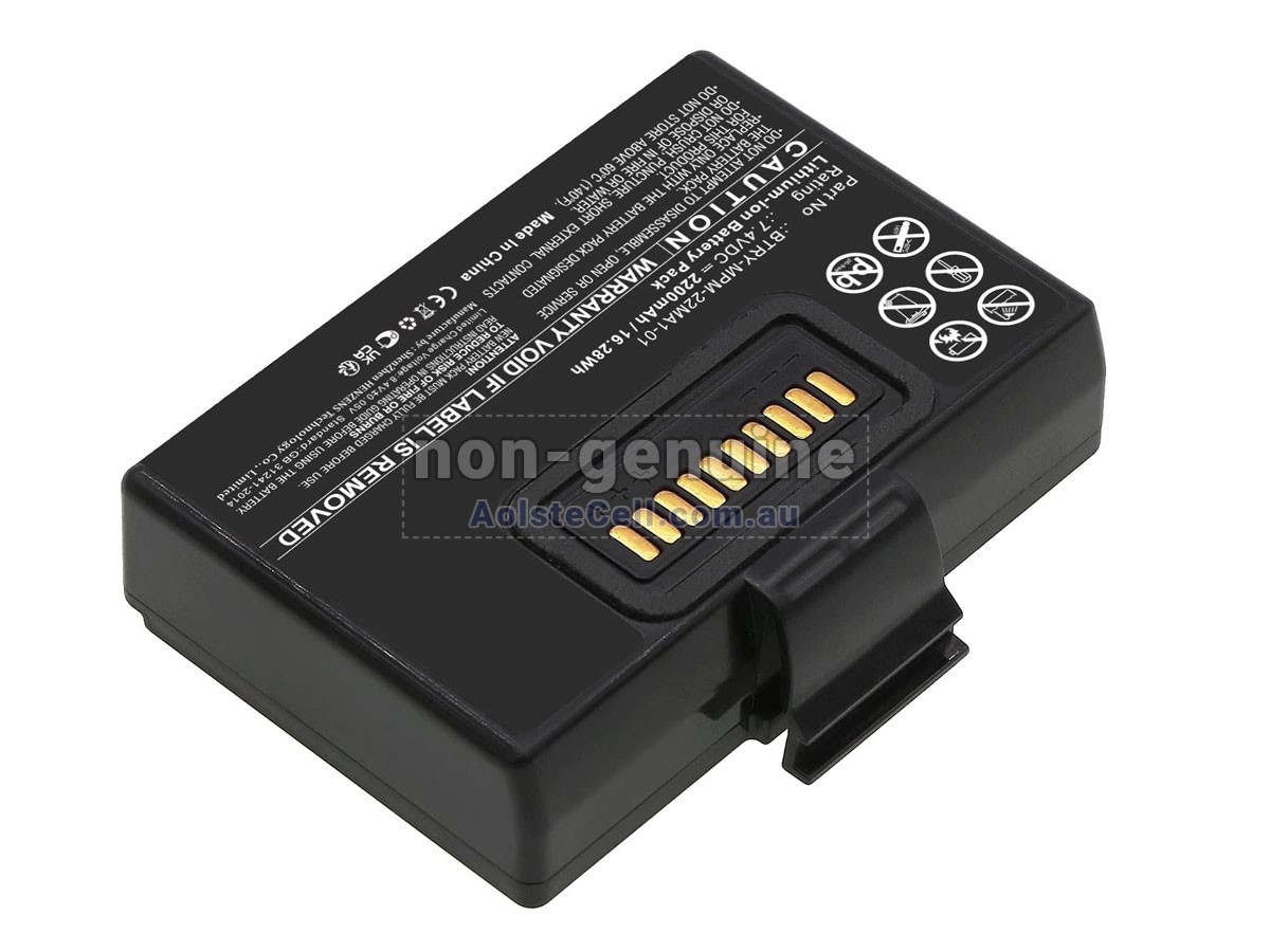 Replacement Zebra BTRY-MPM-22MA1-01 battery