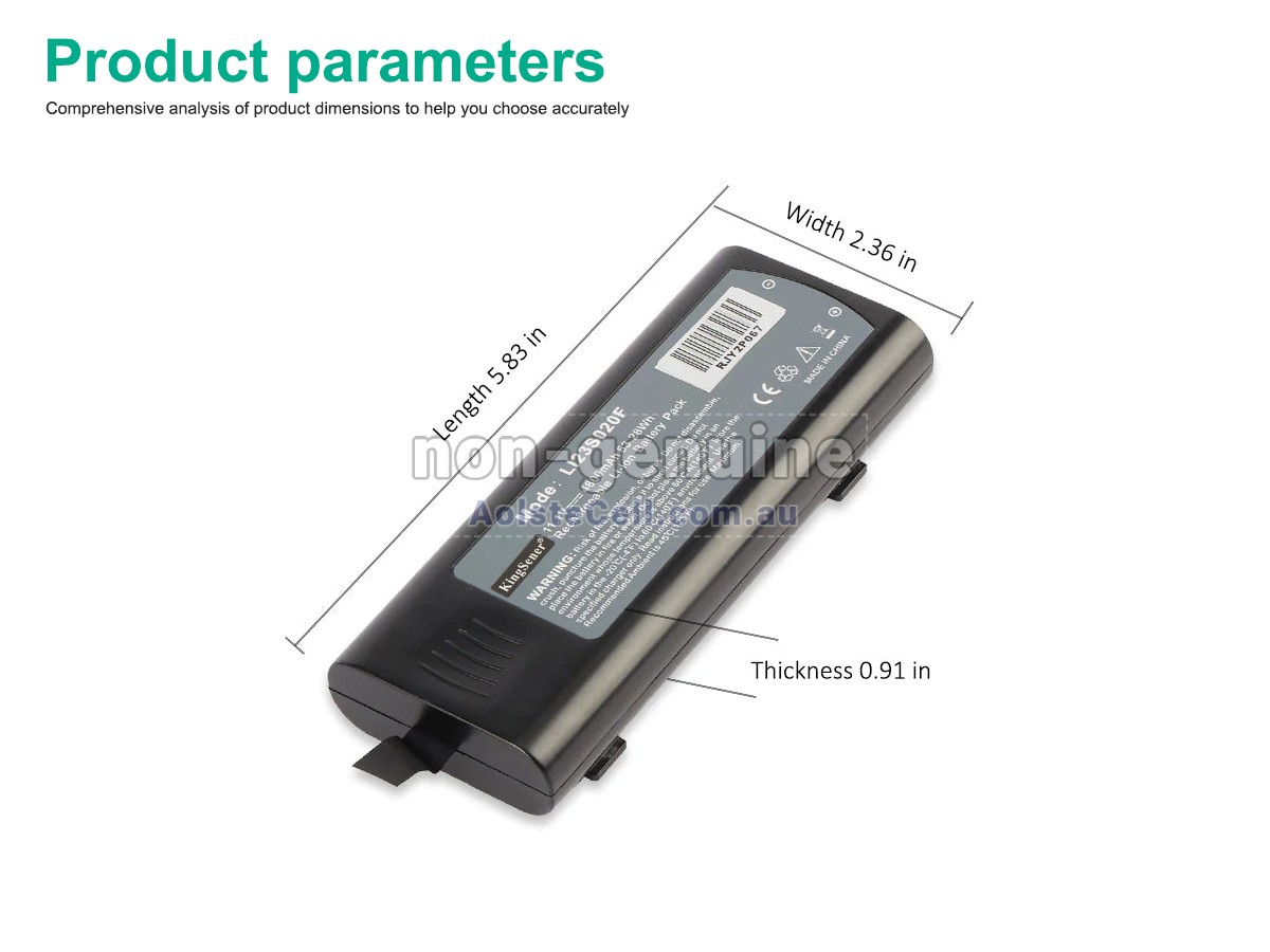 Replacement Zondan ZD120E battery