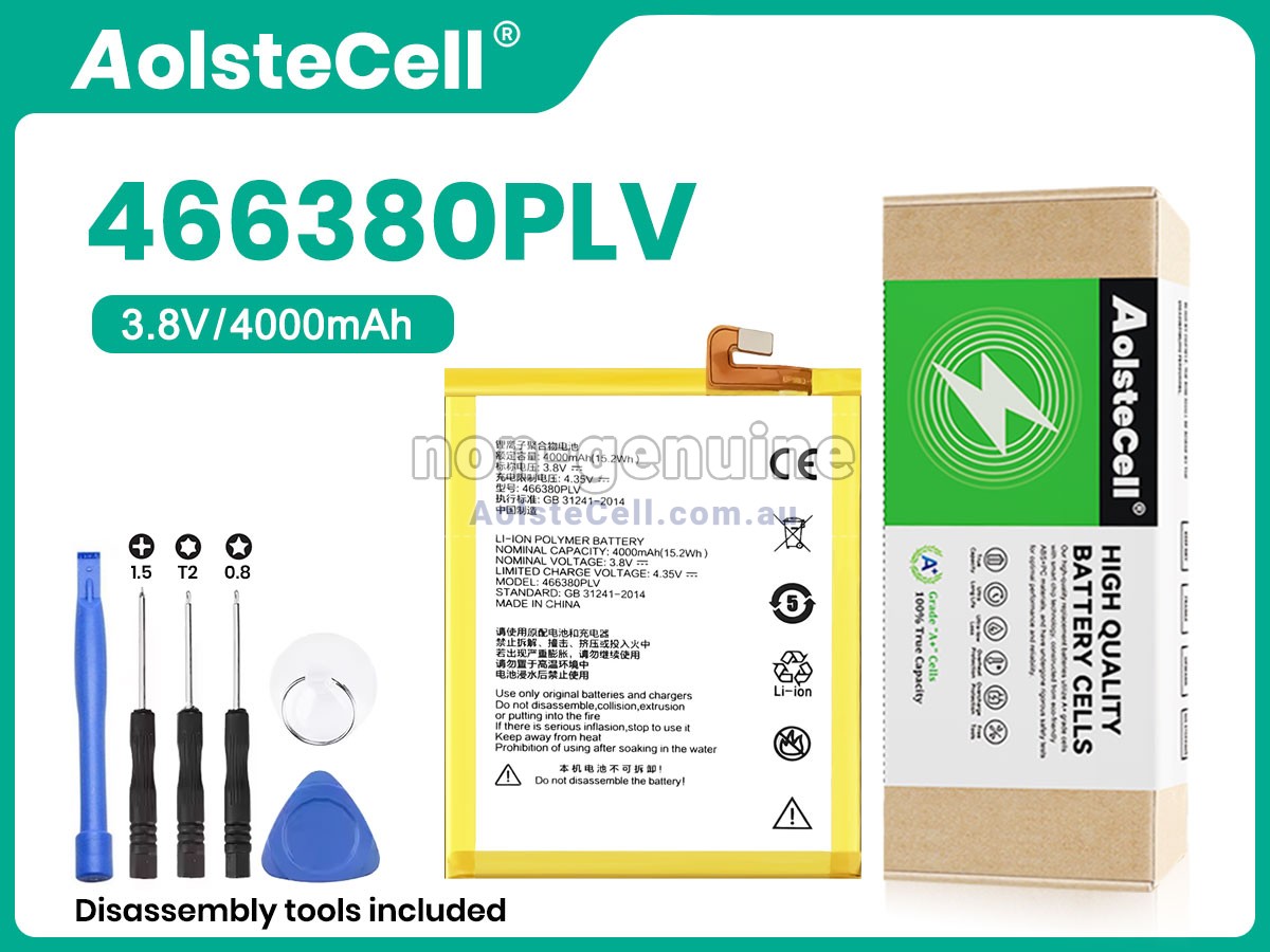 Replacement ZTE 466380PLV battery