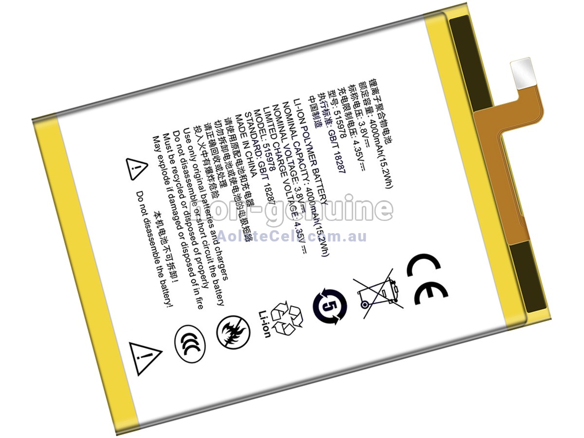 Replacement ZTE 515978 battery