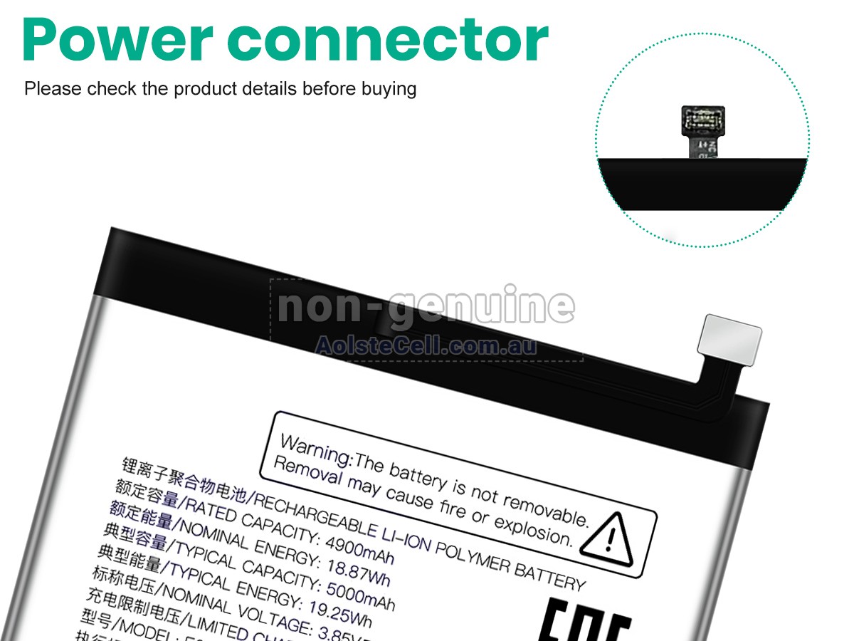 Replacement ZTE BLADE A35 battery