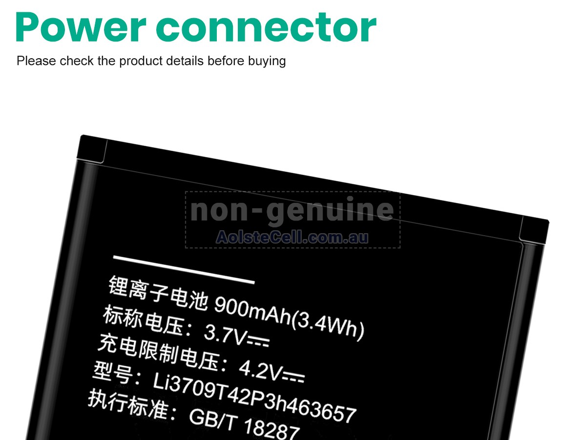 Replacement ZTE LI3709T42P3H463657 battery